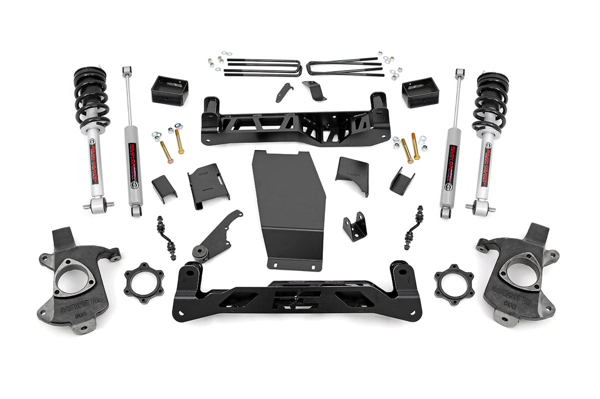 Rough Country 22333 5 Inch Lift Kit | Cast Steel | N3 Struts | Chevy/GMC 1500 (14-18 & Classic)