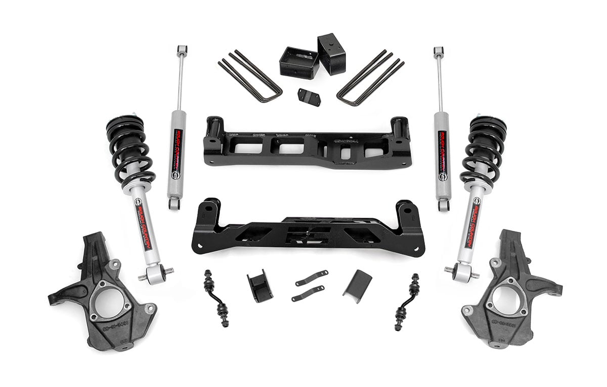 Rough Country 24834 5 Inch Lift Kit | Alu/Stamp Steel | N3 Struts | Chevy/GMC 1500 (14-18 & Classic)