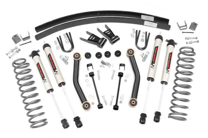Rough Country 62370 4.5 Inch Lift Kit | V2 | Rear AAL | Jeep Cherokee XJ 2WD/4WD (1984-2001)