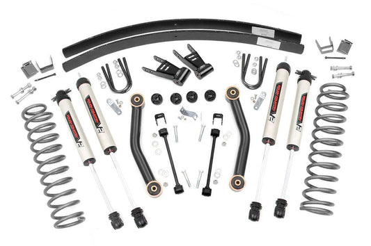 Rough Country 62370 4.5 Inch Lift Kit | V2 | Rear AAL | Jeep Cherokee XJ 2WD/4WD (1984-2001)