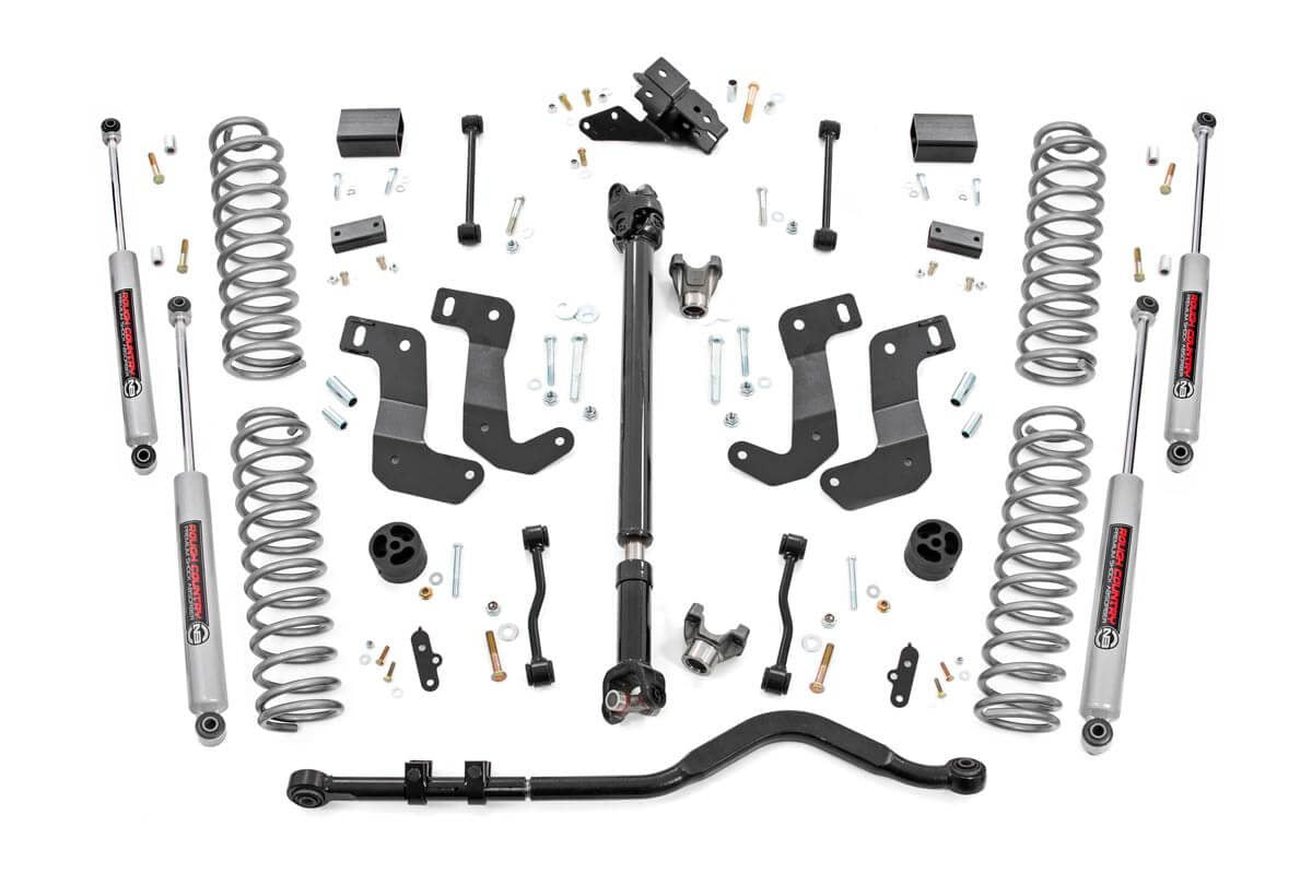 Rough Country 62730 3.5 Inch Lift Kit | C/A Drop | FR D/S | Jeep Wrangler JL 4WD (2018-2023)