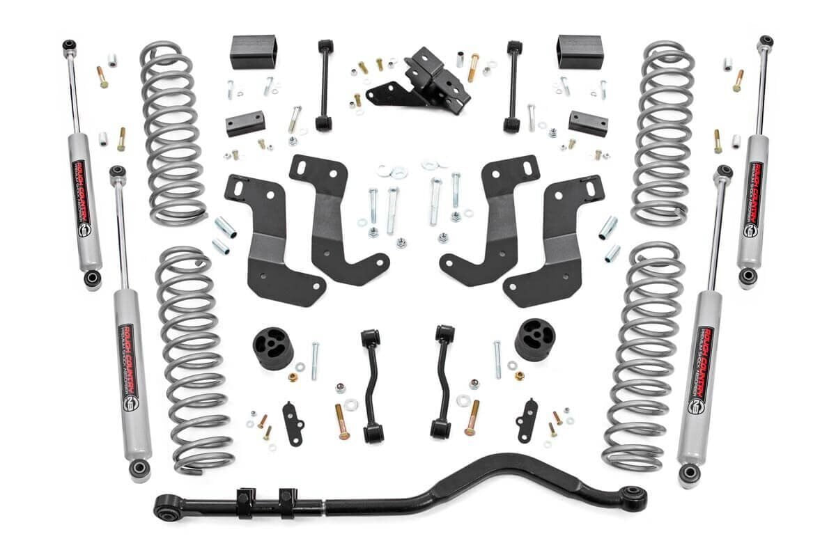 Rough Country 94230 3.5 Inch Lift Kit | C/A Drop | 2-Door | Jeep Wrangler JL 4WD (2024-2025)