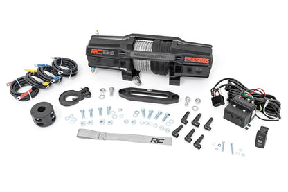 Rough Country RS6500SA 6500-LB Winch W/ Remote | UTV | Synthetic Rope