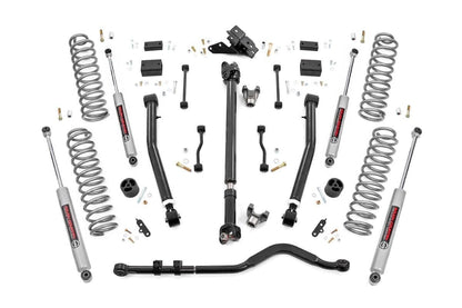Rough Country 62830 3.5 Inch Lift Kit | Adj Lower | FR D/S | Jeep Wrangler JL 4WD (2018-2023)