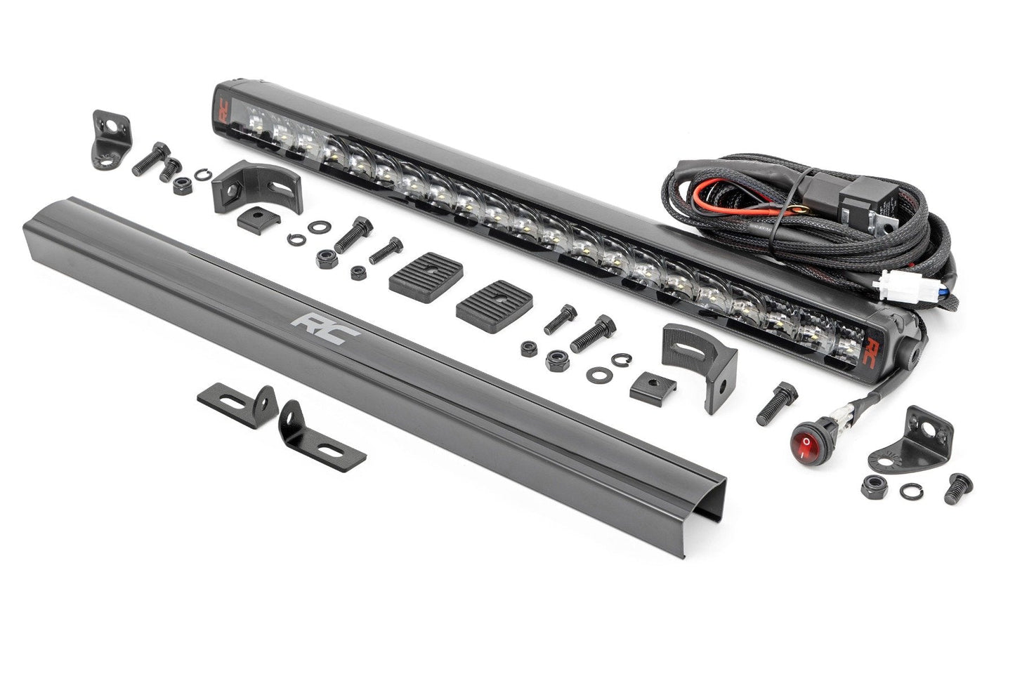 Rough Country 80815 LED Light Kit | Bumper Mount | 20" Spectrum Single Row | Ford Ranger (19-23)