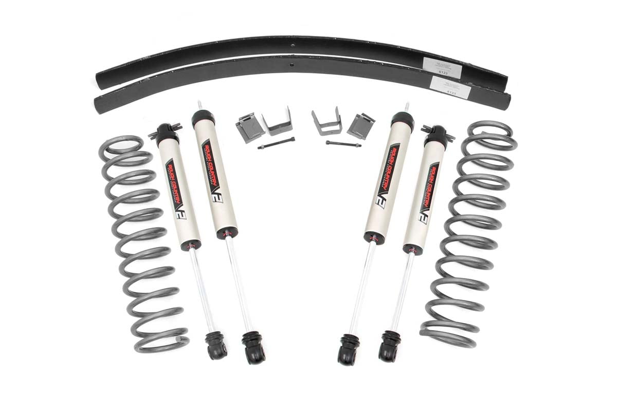 Rough Country 67070 3 Inch Lift Kit | Rear AAL | V2 | Jeep Cherokee XJ 2WD/4WD (1984-2001)