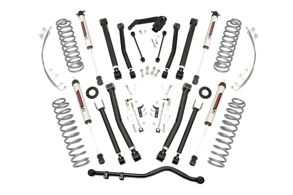 Rough Country 67370 4 Inch Lift Kit | X-Series | V2 | Jeep Wrangler JK 4WD (2007-2018)