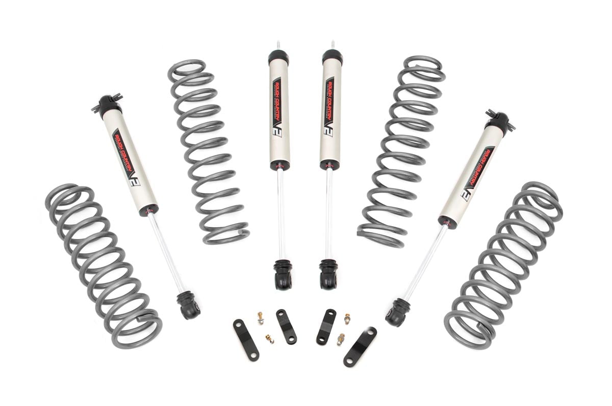 Rough Country 67870 2.5 Inch Lift Kit | Coils | V2 | Jeep Wrangler JK 4WD (2007-2018)