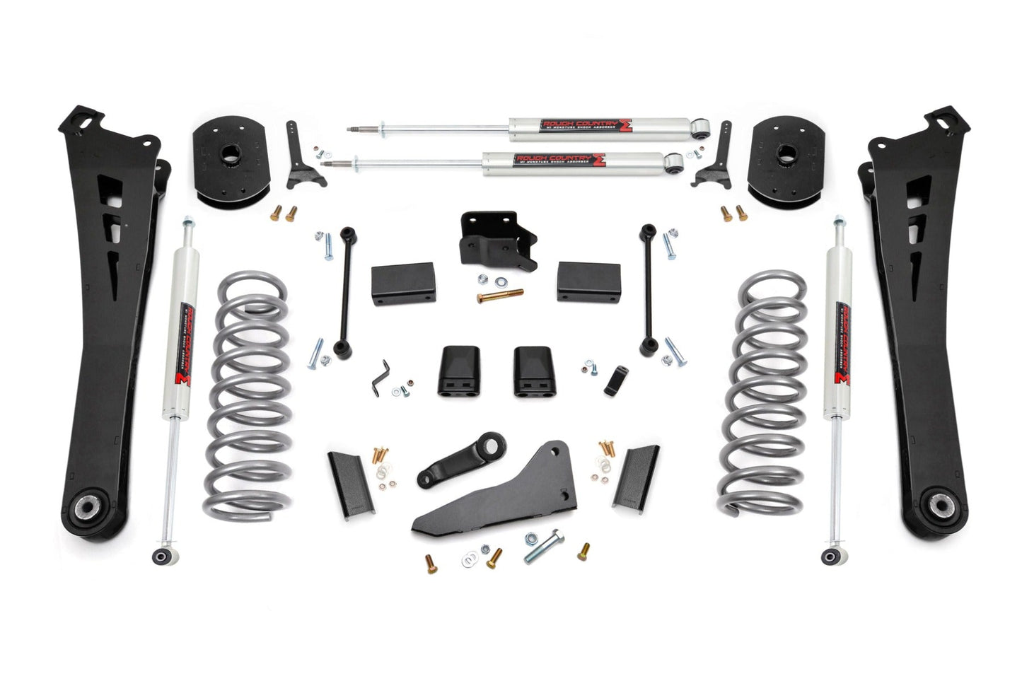 Rough Country 37340 5 Inch Lift Kit | FR Gas Coil | Radius Arms | M1 | Ram 2500 4WD (2014-2018)
