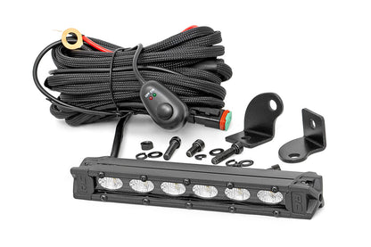 Rough Country 70416ABL 6 Inch Black Series LED Light Bar | Slim Line