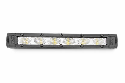 Rough Country 70406A 6 Inch Chrome Series LED Light Bar| Slim Line | Pair