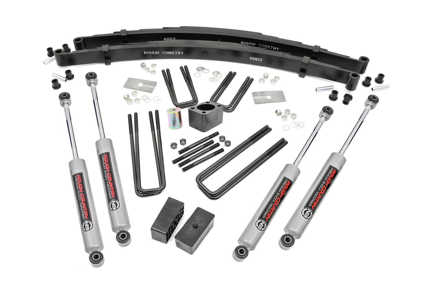 Rough Country 301.20 4 Inch Lift Kit | Rear Blocks | Dodge W100 Truck/W200 Truck 4WD (1970-1974)