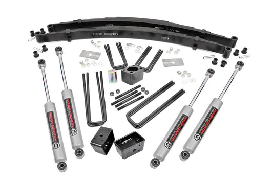 Rough Country 306.20 4 Inch Lift Kit | Rear Blocks | Dodge W100 Truck/W200 Truck 4WD (1974-1977)