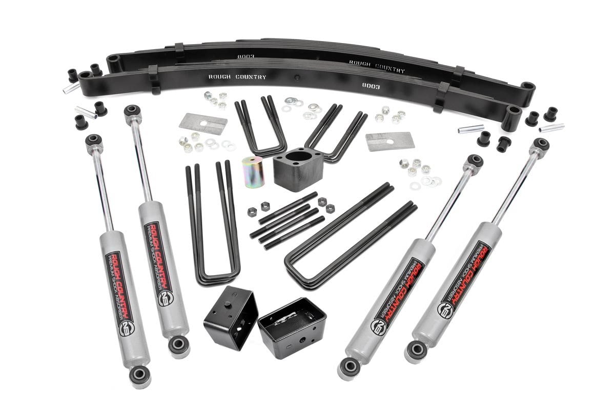 Rough Country 311.20 4 Inch Lift Kit | Rear Blocks | Dodge W200 Truck/W300 Truck 4WD (1978-1980)