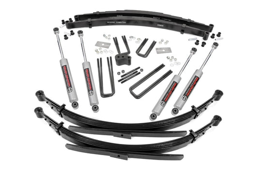 Rough Country 350.20 4 Inch Lift Kit | RR Springs | Dodge/Plymouth Ramcharger/Trailduster (74-77)