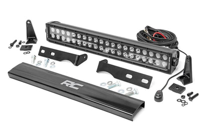 Rough Country 70773 LED Light Kit | Bumper Mount | 20" Black Dual Row | Jeep Grand Cherokee WK2 (11-20)