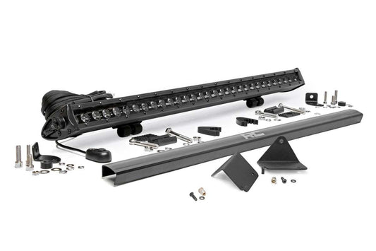 Rough Country 71016 LED Light | Under Bed | 30" Black Single Row | Can-Am Defender HD 5/HD 8/HD 9/HD 10