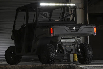 Rough Country 71019 LED Light Kit | Cab Mount | 50" Black Dual Row | Can-Am Defender MAX HD10