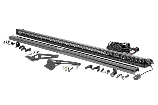 Rough Country 71026 LED Light | Windhshield | 50" Blk Single Row | Can-Am Defender HD 5/HD 8/HD 9/HD 10