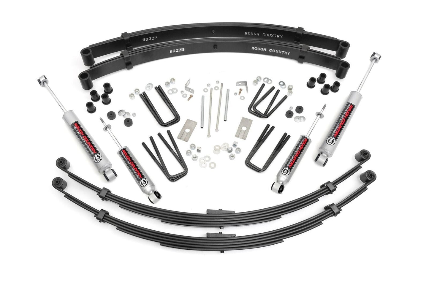 Rough Country 71530 3 Inch Lift Kit | Rear Springs | Toyota Truck 4WD (1984-1985)