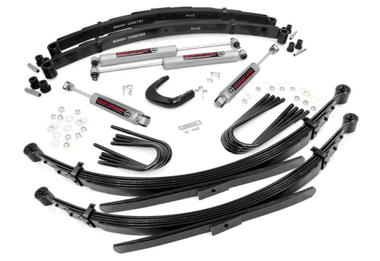 Rough Country 25030 4 Inch Lift Kit | 52 Inch RR Springs | Chevy/GMC 3/4-Ton Suburban/C25/K25 Truck (77-87)