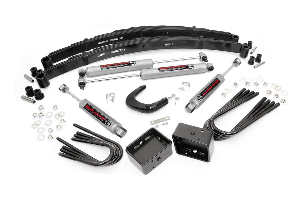 Rough Country 145.20 4 Inch Lift Kit | Chevy/GMC C10/K10 Truck & SUV/K5 Blazer 4WD (1977-1991)