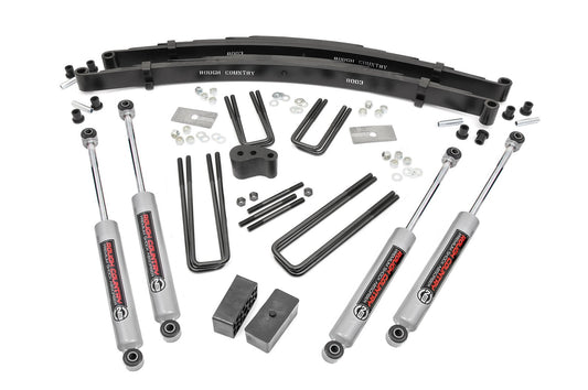 Rough Country 300.20 4 Inch Lift Kit | Rear Blocks | Dodge W100 Truck/W200 Truck 4WD (1970-1974)