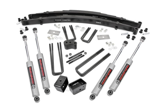 Rough Country 305.20 4 Inch Lift Kit | Rear Blocks | Dodge W100 Truck/W200 Truck 4WD (1974-1977)