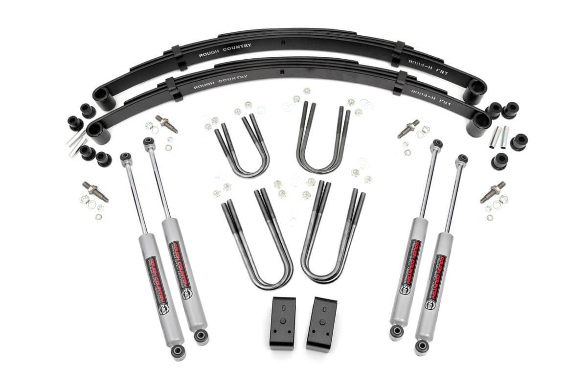 Rough Country 64030 3 Inch Lift Kit | Rear Blocks | Jeep Grand Wagoneer/J10 Truck/J20 Truck/Wagoneer 4WD