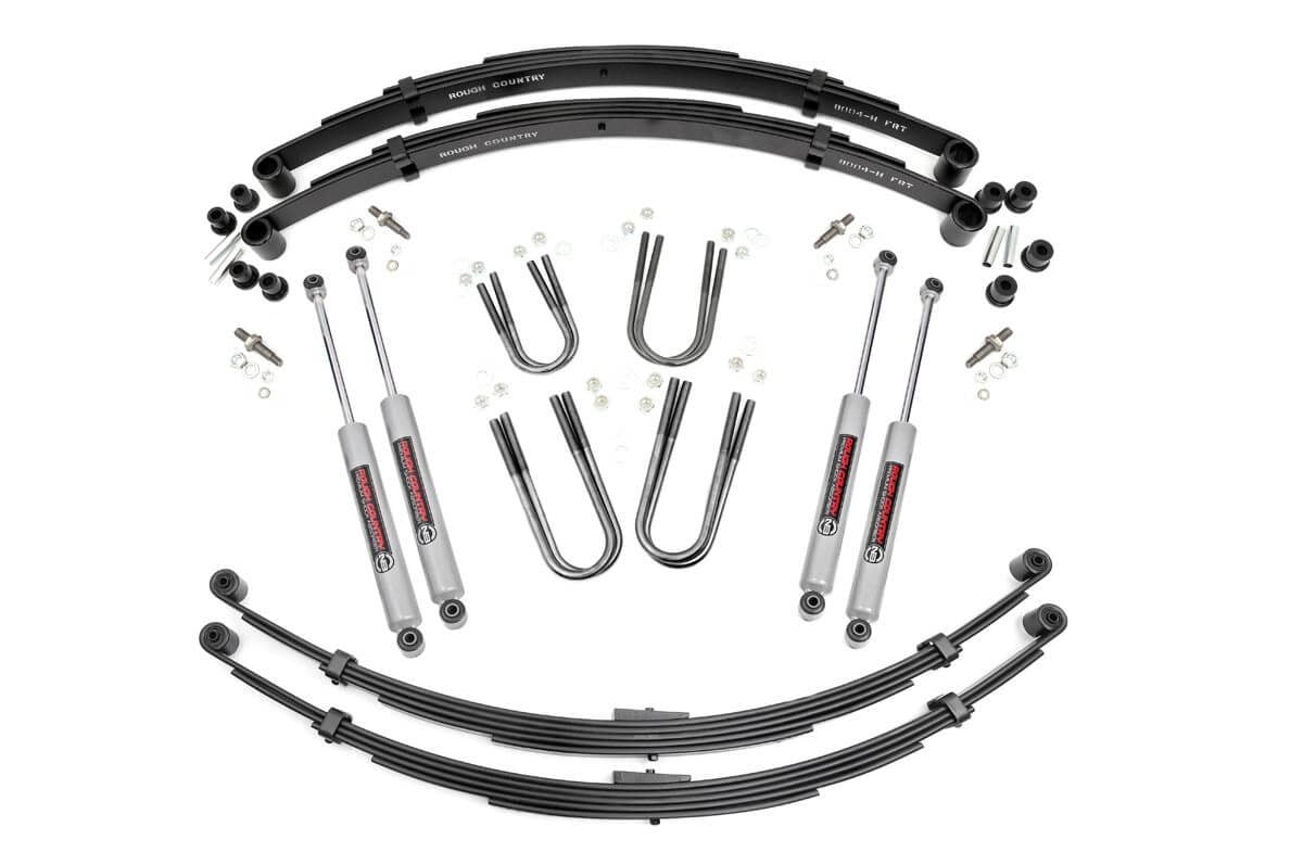 Rough Country 64530 3 Inch Lift Kit | Rear Springs | Jeep Grand Wagoneer/J10 Truck/J20 Truck/Wagoneer 4WD