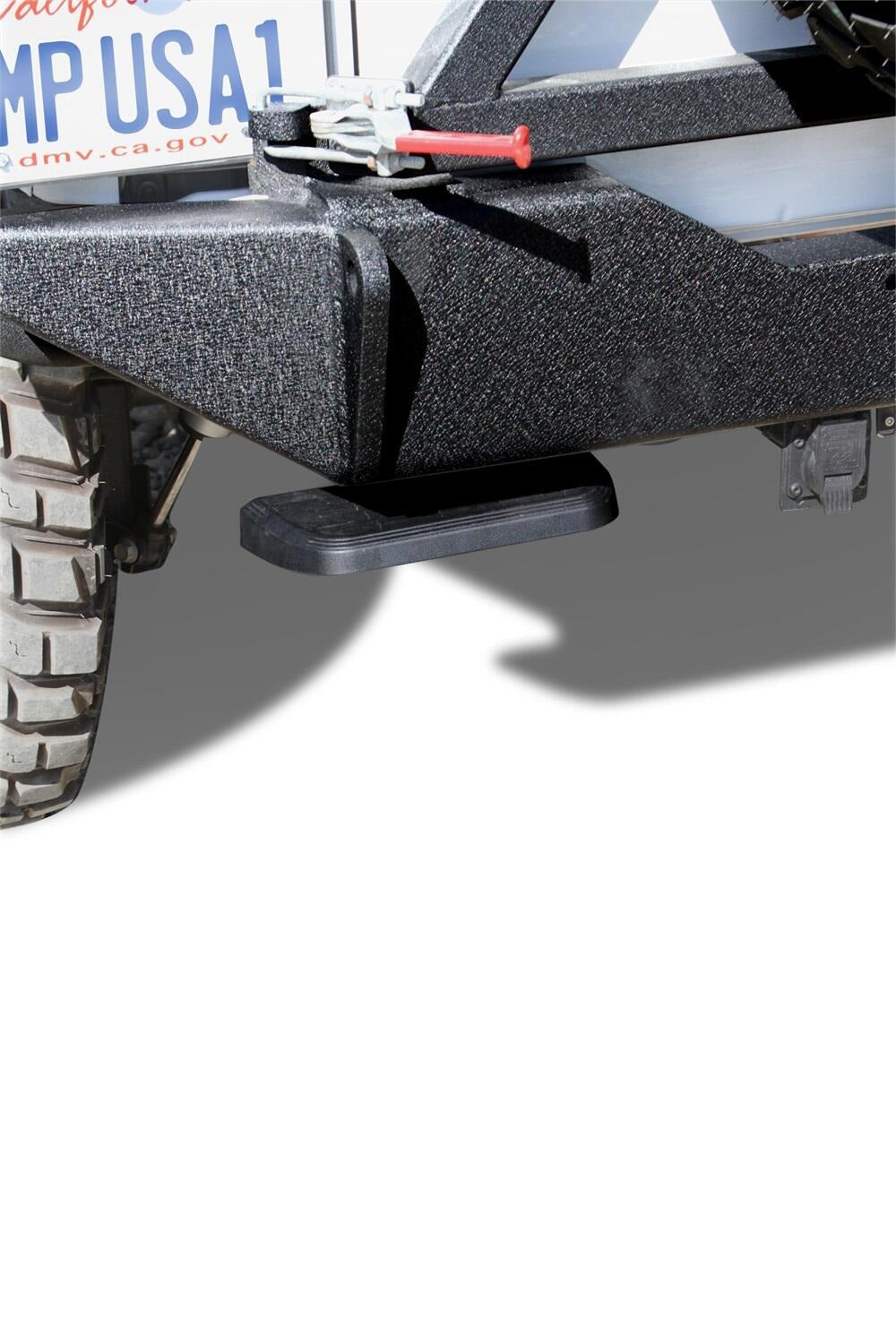 AMP Research 75311-01A Bedstep Flp Dwn Bmpr Stp 07-18 Jeep Wrangler JK