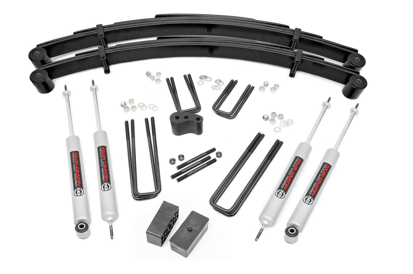 Rough Country 415.20 4 Inch Lift Kit | Lowboy | Ford F-250 4WD (1977-1979)
