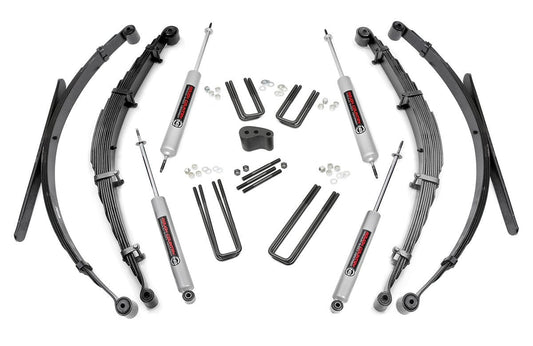 Rough Country 505.20 4 Inch Lift Kit | Rear Springs | Ford F-250 4WD (1977-1979)