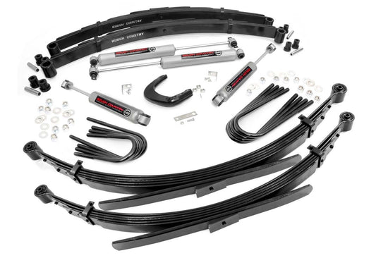 Rough Country 255-88-9230 4 Inch Lift Kit | 56 Inch RR Springs | Chevy/GMC 3/4-Ton Suburban 4WD (88-91)