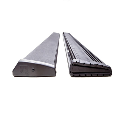 AMP Research 78154-01A PowerStep Xtreme Rng Brd-14-18 Silv/Sra, 15-19 Silv/Sra w/o Dually, Dble/Crw Cb