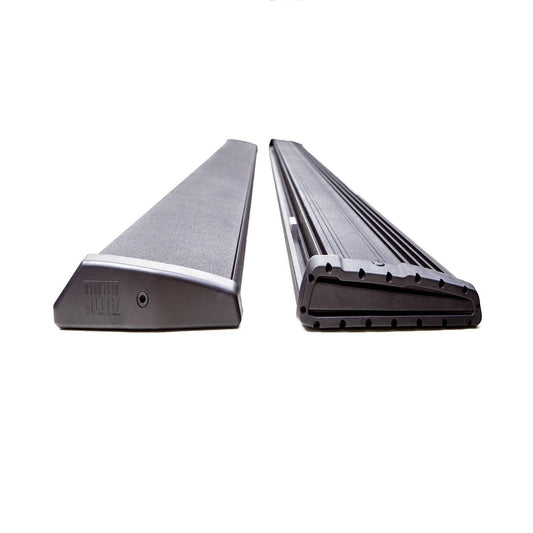AMP Research 78154-01A PowerStep Xtreme Rng Brd-14-18 Silv/Sra, 15-19 Silv/Sra w/o Dually, Dble/Crw Cb