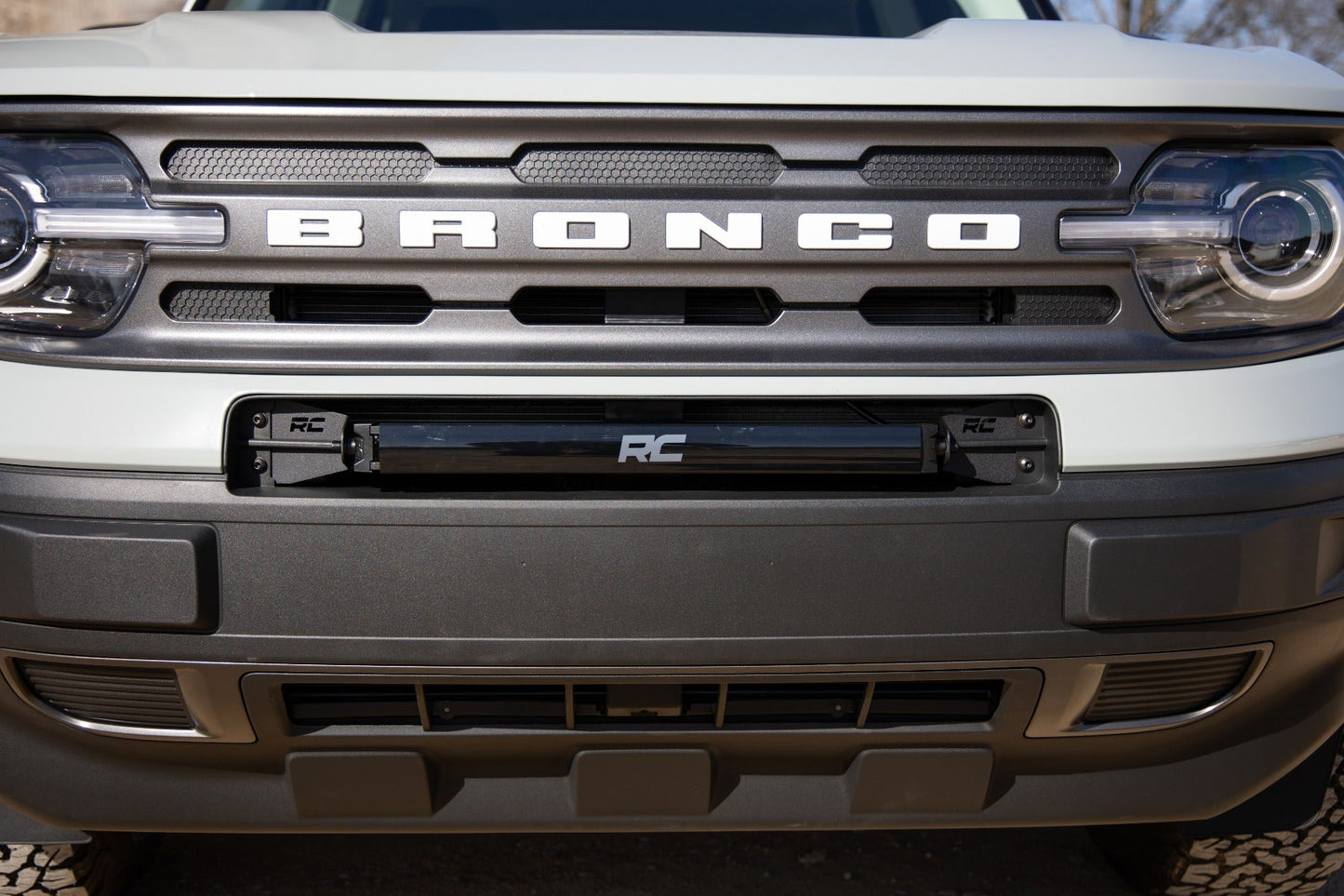 Rough Country 82036 LED Light Kit | Bumper Mount | 20" Spectrum Single Row | Ford Bronco Sport (21-25)