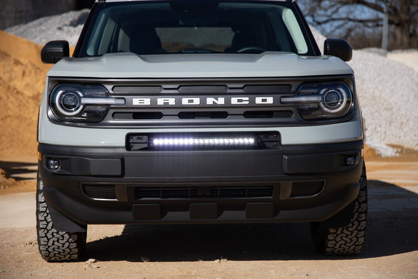 Rough Country 82036 LED Light Kit | Bumper Mount | 20" Spectrum Single Row | Ford Bronco Sport (21-25)