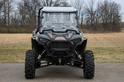 Rough Country 98292010 Vented Full Windshield | Scratch Resistant | Polaris RZR XP 1000