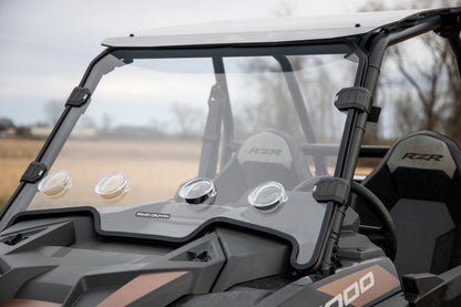 Rough Country 98292010 Vented Full Windshield | Scratch Resistant | Polaris RZR XP 1000