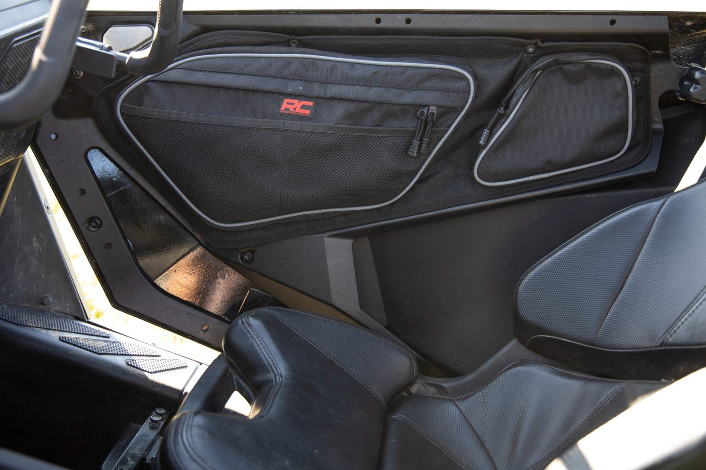 Rough Country 93070 Storage Bags | Front Door | Polaris RZR Pro R