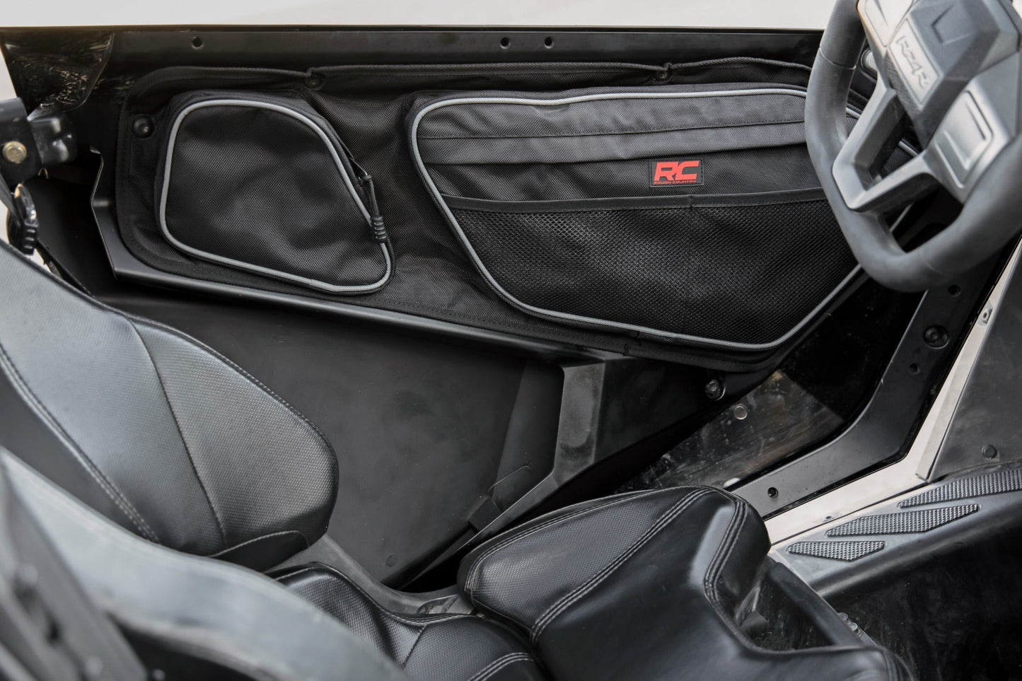 Rough Country 93070 Storage Bags | Front Door | Polaris RZR Pro R