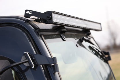 Rough Country 98008 50" Single Row LED Light Kit | Black Series | Front-Facing | Kubota RTV-X900/RTV-X1100