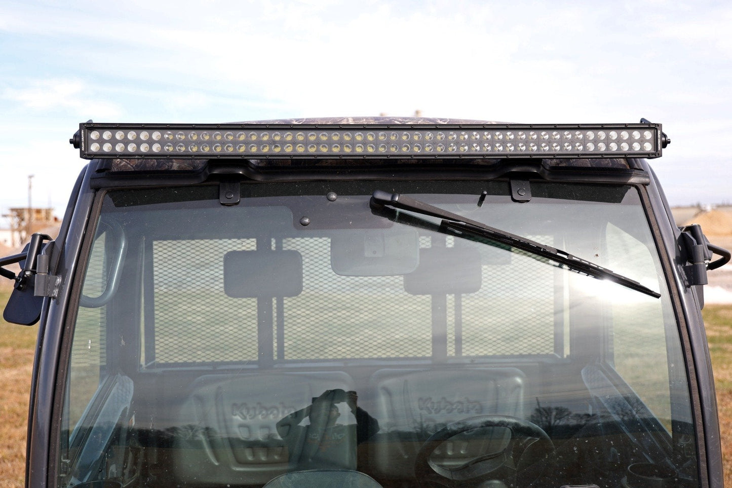 Rough Country 98003 LED Light Kit | 50in | Dual Row | Black Series | Kubota RTV-X1120