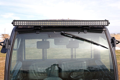 Rough Country 98008 50" Single Row LED Light Kit | Black Series | Front-Facing | Kubota RTV-X900/RTV-X1100