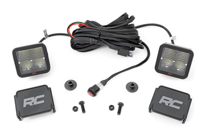 Rough Country 82047 LED Light Kit | Ditch Mount | 2" Spectrum Pair | Spot Pattern | Ford Bronco (21-25)