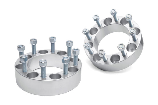 Rough Country 1095 2 Inch Wheel Spacers | 8x6.5 | Multiple Makes & Models (Chevy/GMC/Ram)