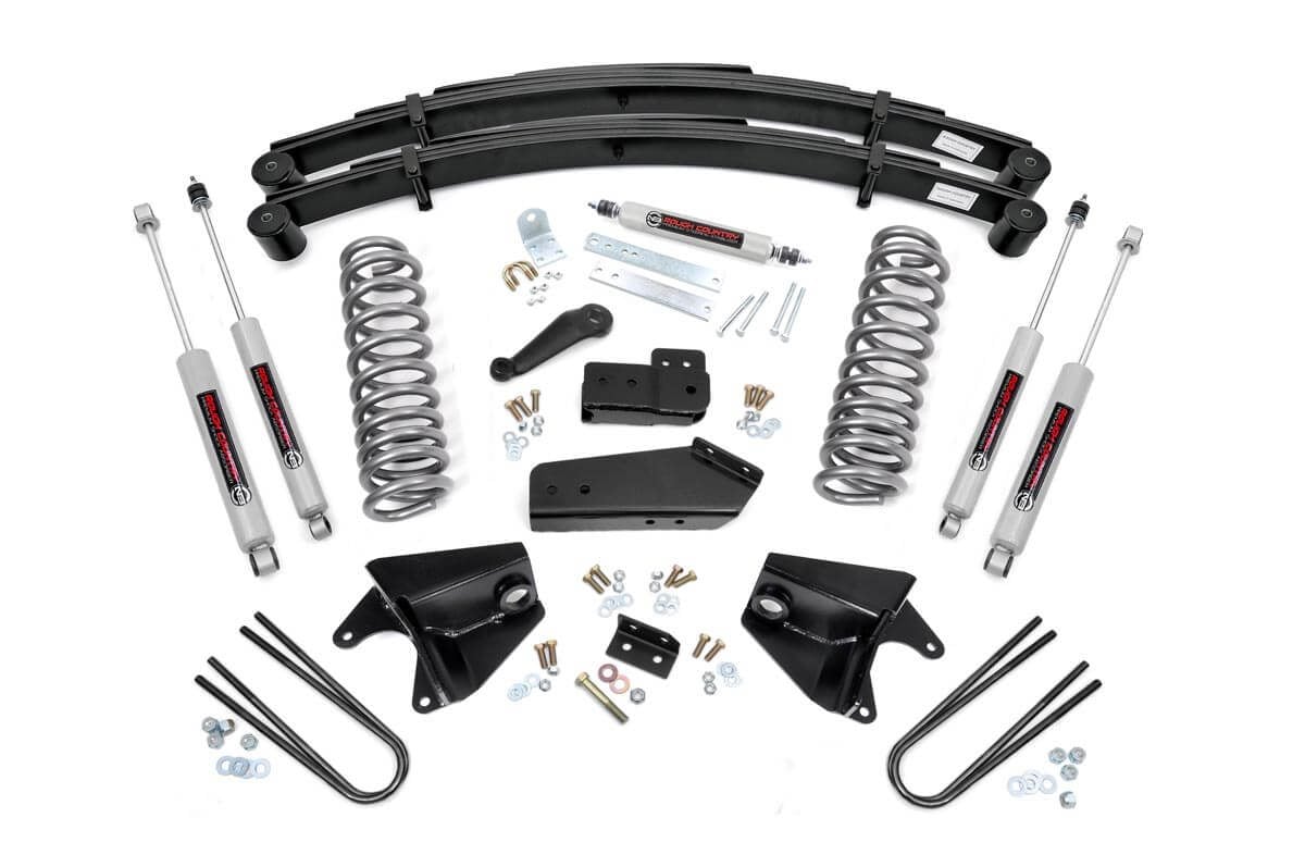 Rough Country 520B30 4 Inch Lift Kit | Rear Springs | Ford Bronco 4WD (1980-1996)