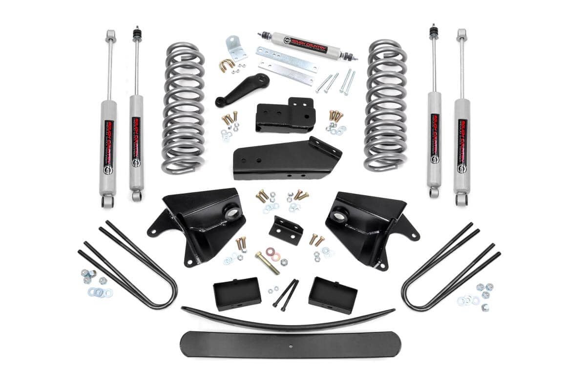 Rough Country 470.20 6 Inch Lift Kit | Rear Blocks | Ford Bronco/F-150 4WD (1980-1996)
