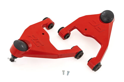 Rough Country 10036RED Red Forged Upper Control Arms | 2.5" of Lift | Chevy/GMC Blazer/S15 Jimmy/Sonoma 4WD